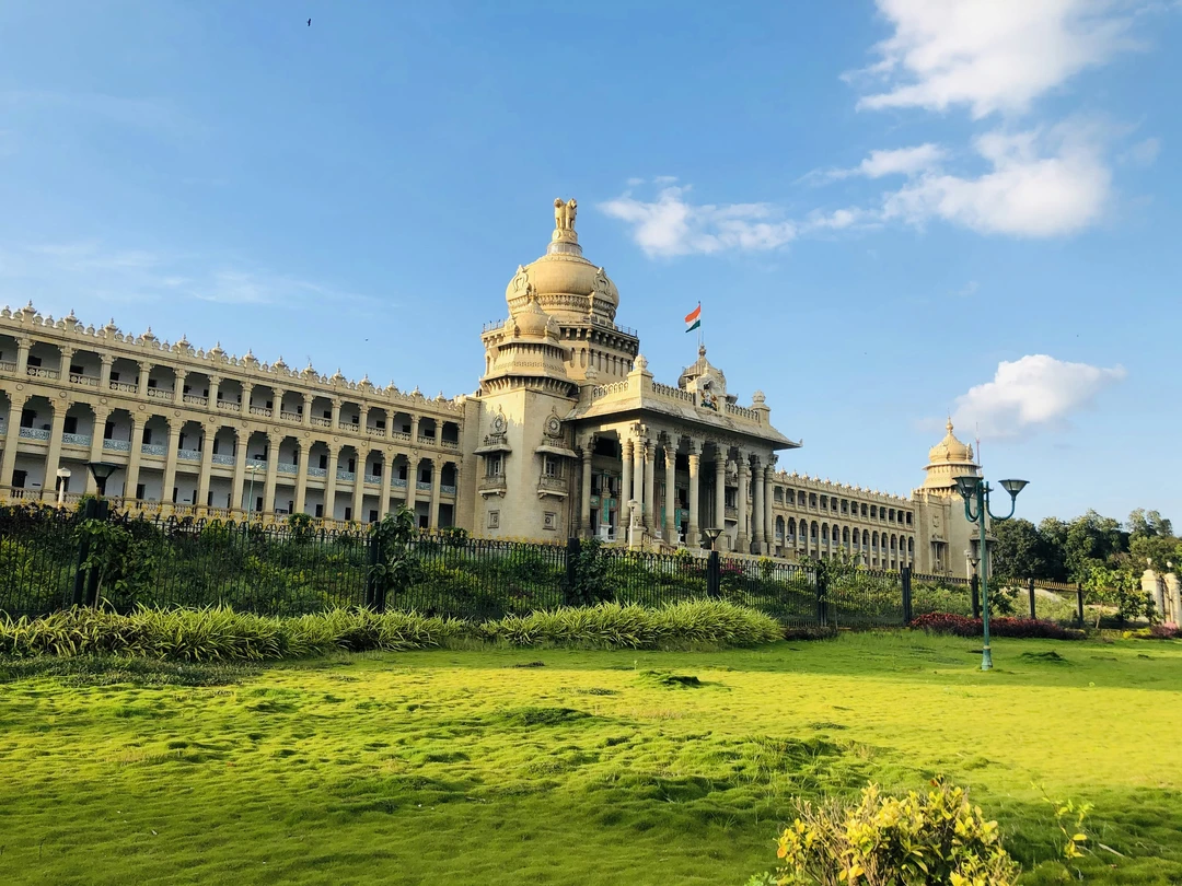 Bangalore cityscape at sunset - Safari Sutra Tours from Bangalore